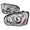 Spec-D Tuning 04-05 Subaru Impreza Halo LED Projector Chrome 2LHP-WRX05-TM - alternate 1